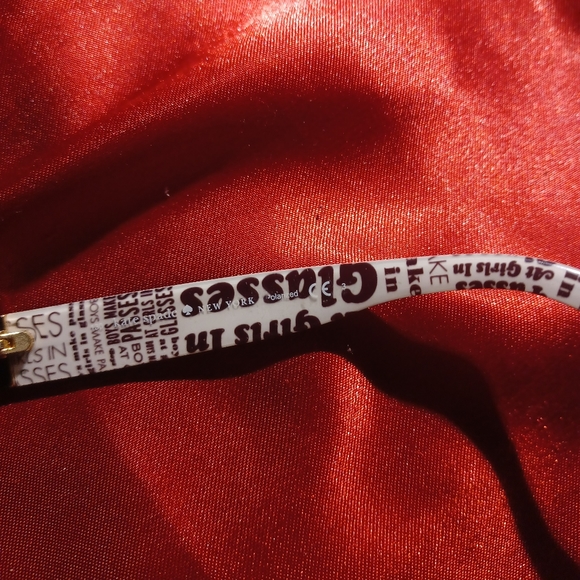 Rare Authentic Kate Spade akira Sunglasses frames glasses & wink wink hard Case - Picture 14 of 14